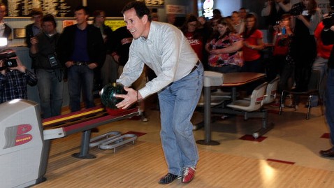 Ap rick santorum bowling thg 120329 wblog Bowling on the Campaign Trail: The Politics of Tenpins
